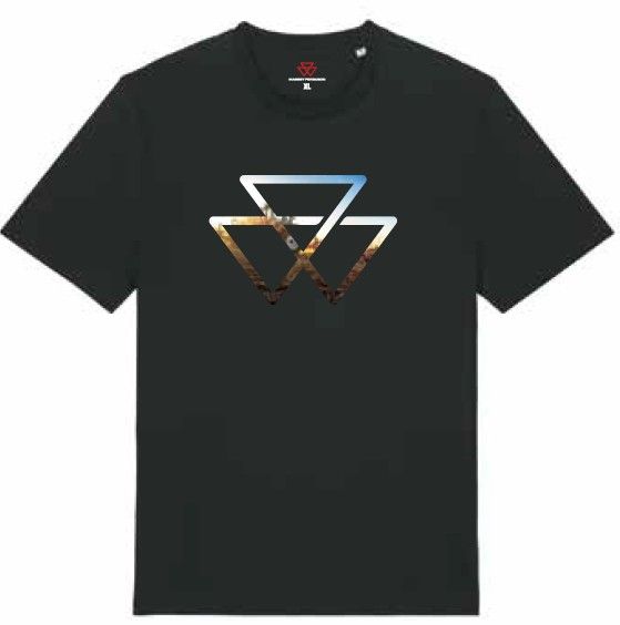 MF Landscape Logo Black Cotton T-Shirt X993442602