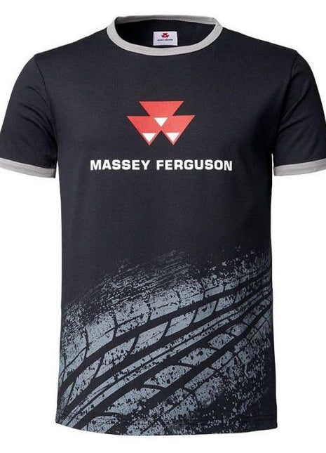 Mens T-shirt With Tyre Print - X993412003 - Massey Tractor Parts