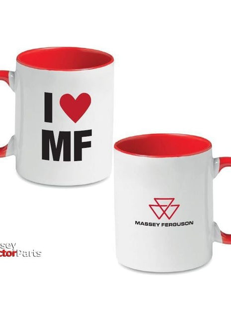 New "I Love MF" Mug - X993422209000 - Massey Tractor Parts