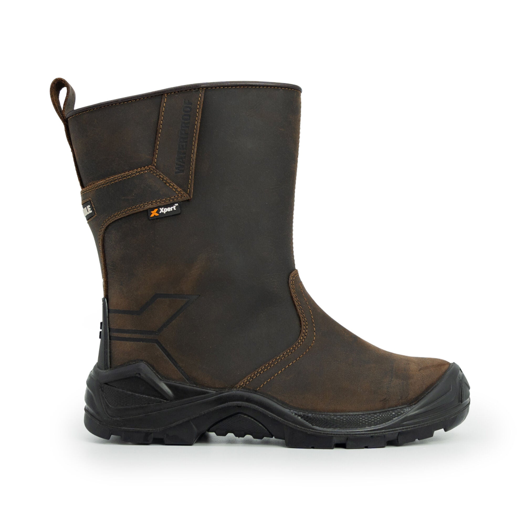 Xpert Invincible S3 Safety Waterproof Rigger Boot – Steel Toe & Grip X ...