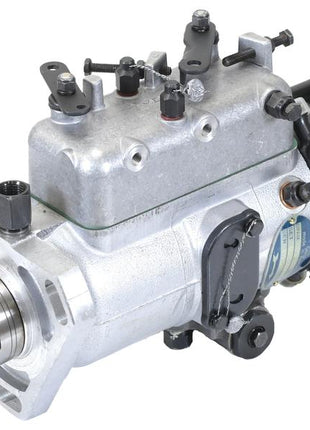 The Sparex Fuel Injection Pump (Part Number: S.105954) is a silver, industrial-grade pump designed for precise diesel fuel delivery in Perkins AT4.236 engines, featuring multiple connectors and components.