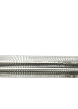 The Evaporator (Sparex Part Number: S.106750) from Sparex is a rectangular metallic heat exchanger with copper tubing and yellow-capped valves on one end, complete with Sparex O-Rings, designed for cooling or heating applications.