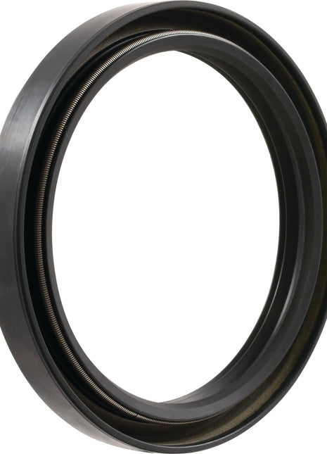 A close-up view of the Sparex Metric Rotary Shaft Seal (Sparex Part No.S.107382), measuring 78mm x 100mm with a metal spring embedded around its inner circumference.