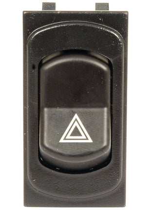 A black rectangular button with a white triangle symbol, designed as a hazard warning light switch for vehicles, part of the Sparex series and named the Seal Kit (Steering Cylinder Repair Kit) with Sparex Part No. S.107387.