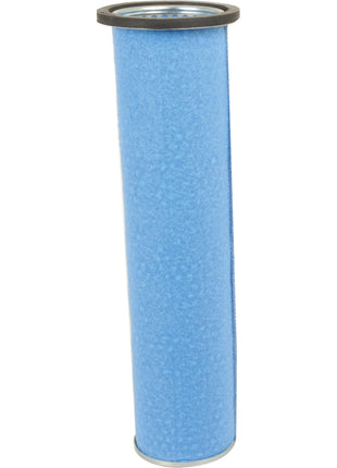 A blue, cylindrical Sparex Air Filter - Inner (Model AF4103, Part No. S.108902) with black rubber rings on both ends, standing upright.