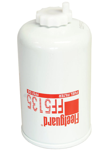 A white cylindrical Sparex fuel filter with a label reading "Sparex FF5135" in red text, ideal for Case IH machinery.