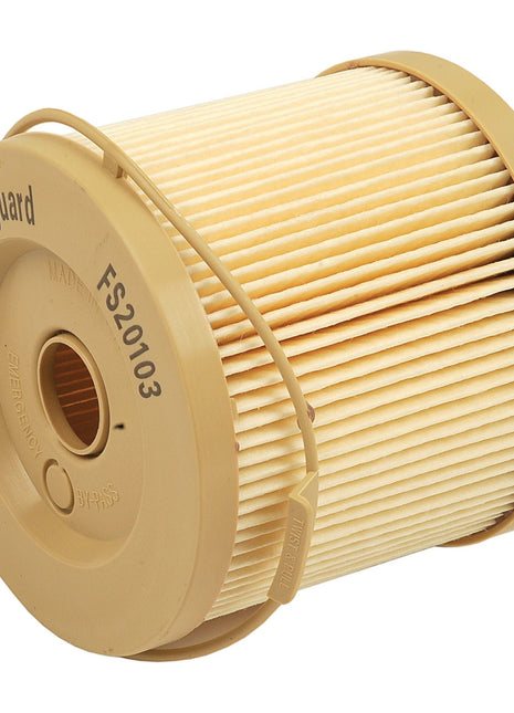 The Sparex HF28812 hydraulic spin-on filter (part number S.109199) features pleated paper media and beige plastic end caps, along with a pull handle for easy removal. It is ideal for use in Massey Ferguson machinery.