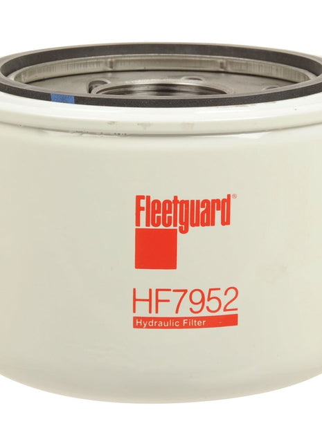 A white Sparex HF7952 hydraulic filter, labeled "Made in Mexico" and featuring a red logo and barcode on the side, suitable for use with Massey Ferguson Filters.