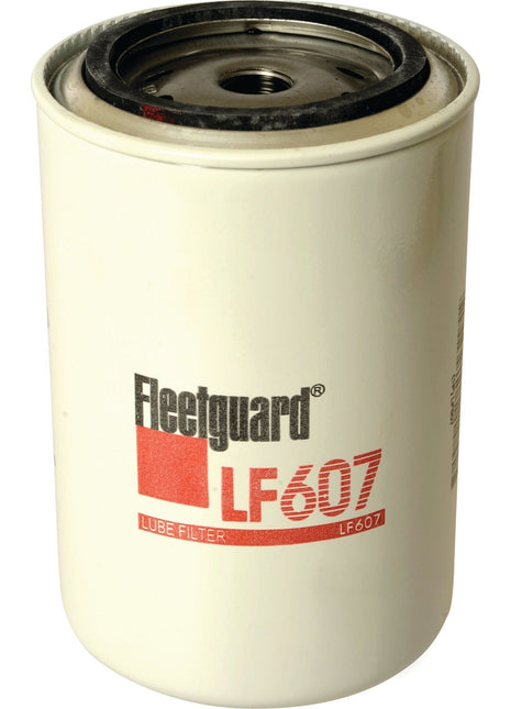 A white Sparex Oil Filter - Spin On - LF607 (Sparex Part No. S.109494) for automotive and Massey Ferguson machinery use.