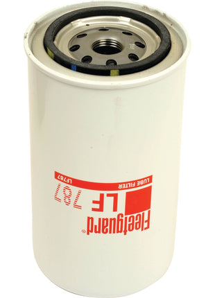 A white cylindrical oil filter with "Fleetguard LF167" printed in red on the side. The top features a circular metal piece with several holes, exemplifying the quality similar to Sparex Oil Filter - Spin On - LF787 (Sparex Part No. S.109525) and other high-quality Donaldson Filters.