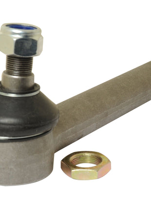 The Sparex Track Rod, S.111041, is a 260mm metal tie rod end featuring a ball joint and two accompanying nuts, compatible with Valmet & Valtra models.