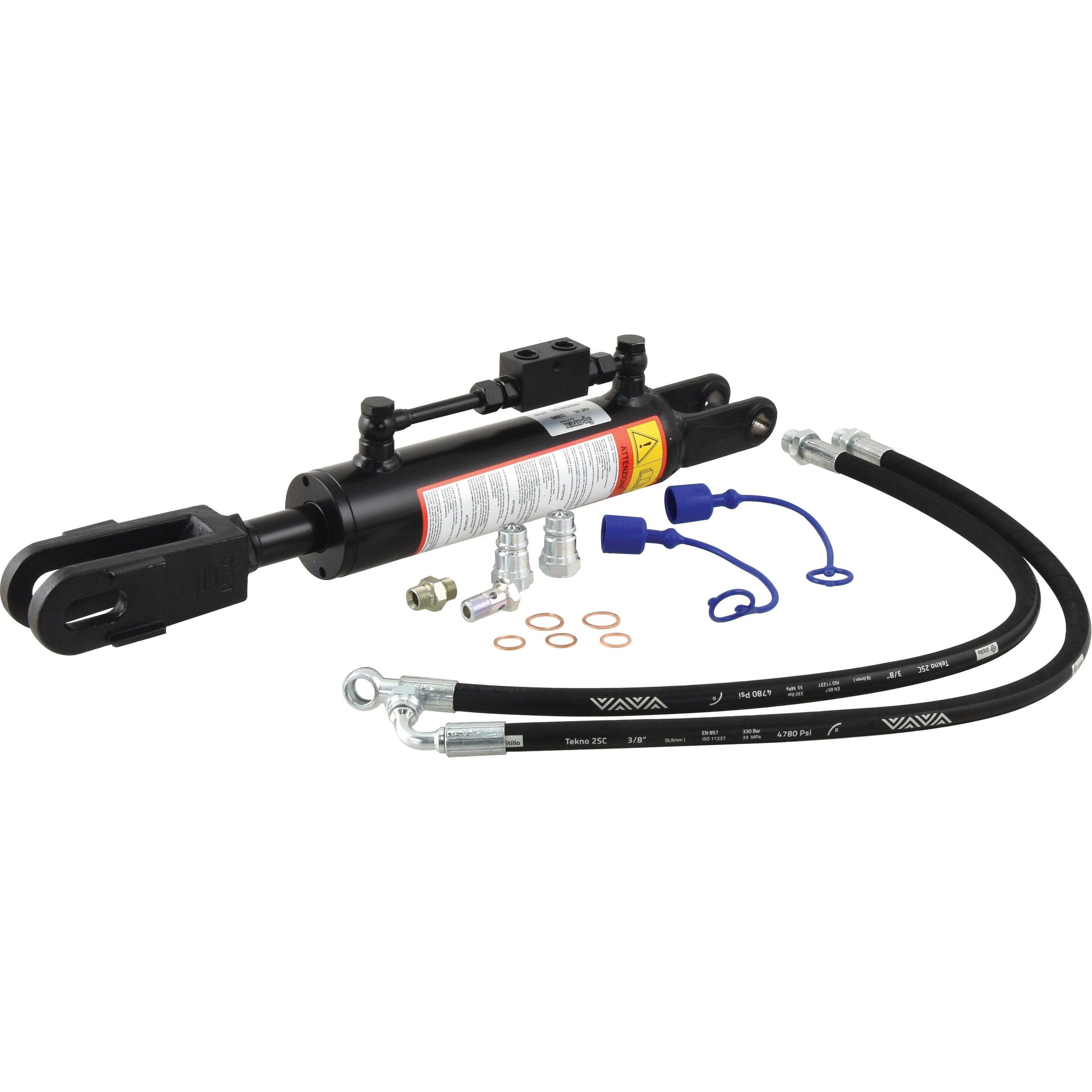 Hydraulic Levelling Box (Supplied with: Hoses), Min. Length: 600mm, Cylinder Bore: 70mm.
 - S.113945 - Farming Parts