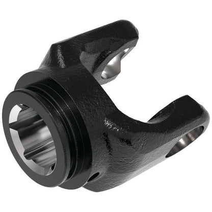 The PTO Tube Yoke from Sparex, Part No. S.115495, featuring a star profile and U/J size of 35 x 106.5mm, with dimensions of 51 x 37mm, aligns with the AW24/W240 PTO Series universal joint specifications.