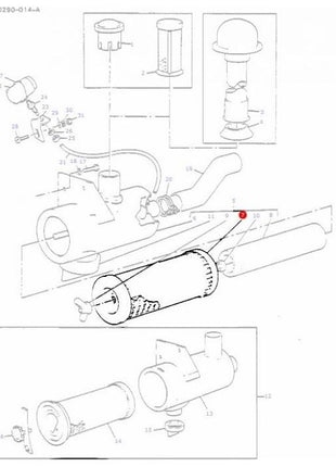 Massey Ferguson - Filter Air Outer - 1886637M91 - Farming Parts