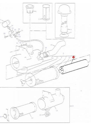 Massey Ferguson - Filter Air Inner - 1886638M91 - Farming Parts