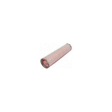 A cylindrical red and white reinforced hose with a diamond pattern design, perfect for use with the Massey Ferguson Filter Air Inner (product code: 1887575M91) by AGCO.