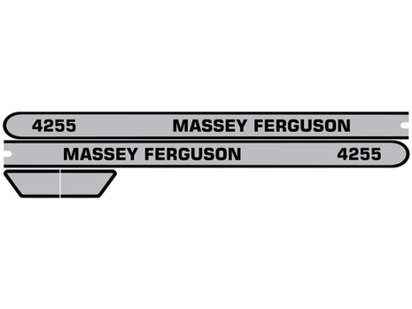 Decal Set - Massey Ferguson 4255 | Sparex Part No.S.118318