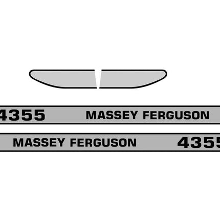 Decal Set - Massey Ferguson 4355 | Sparex Part No.S.118324
