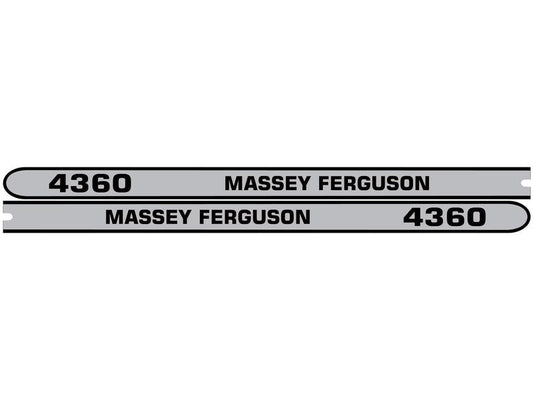 Decal Set - Massey Ferguson 4360 - Sparex Part S.118325