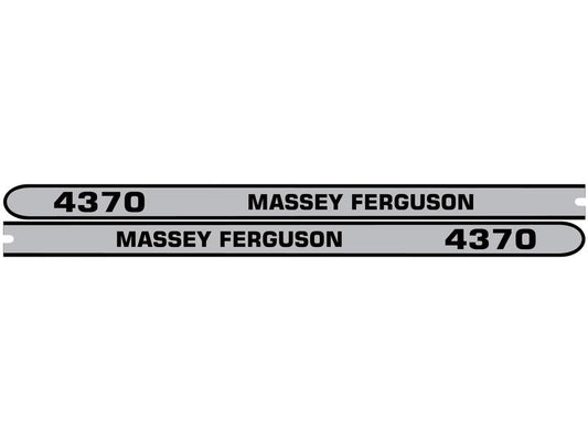 Decal Set - Massey Ferguson 4370 | Sparex Part No.S.118326