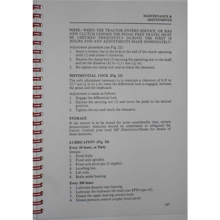 Fsm 135 Massey Ferguson 135 Operators Manual - 819395M2 | OEM | Massey Ferguson ...