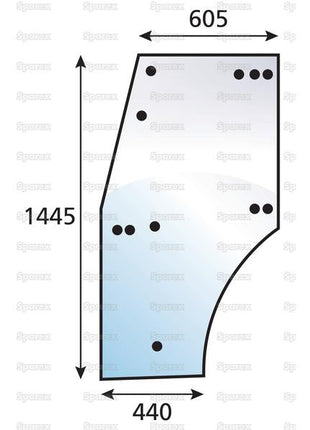 Door Glass RH | Sparex Part Number: S.137089