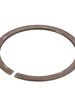 A metallic ring with a single gap, reminiscent of the robust engineering seen in the Massey Ferguson Circlip Pivot Pin (1442689X1) from AGCO's 200 Series tractors.