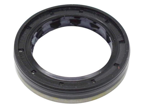 Close-up image of a Sparex Transfer Box Seal, black and circular in shape, designed to prevent leakage of lubricants in machinery. Features precise measurements with an Inner Ø of 44.45mm and Outer Ø of 65.5mm for optimal performance. Sparex Part Number: S.148815.