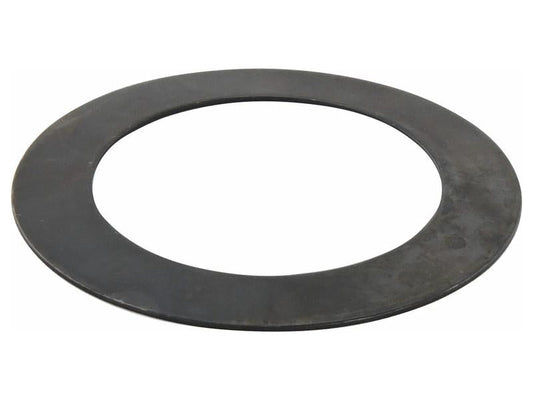 An oblique view of a round, flat metal washer with a large central hole against a plain white background. This Sparex Washer (Part No. S.148873) is ideal for use in Case IH / International Harvester machinery, brought to you by Sparex.