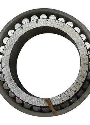 A Sparex Taper Roller Bearing (LM503349A), also known by the Sparex Part Number S.148921, features metal rollers arranged in a circular pattern inside a cylindrical metal ring.