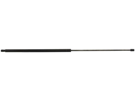 A Sparex Gas Strut (S.149519) in black, featuring a total length of 981 mm and a ram stroke of 450 mm with an extended piston rod, capable of withstanding up to 500 N pressure.