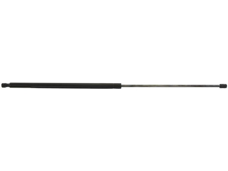 Image of a black Sparex Gas Strut, Part Number S.149522, with a 10mm Ball Socket, measuring 885mm in total length and commonly used in automotive applications, shown fully extended against a white background.