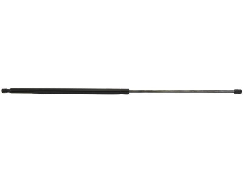 Image of a black Sparex Gas Strut, Part Number S.149522, with a 10mm Ball Socket, measuring 885mm in total length and commonly used in automotive applications, shown fully extended against a white background.