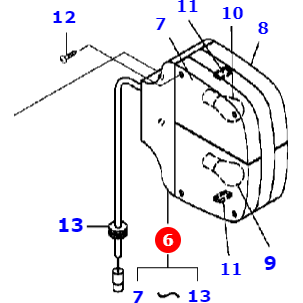 Massey Ferguson - Solenoid - 6242128M1 - Farming Parts