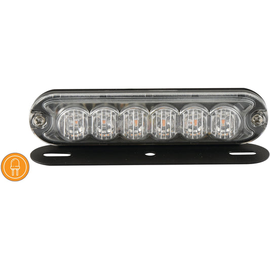 LED Slimline Hazard Light, Interference: Class 3, Function: Single Flash, Double Flash, 12-24V
 - S.152731 - Farming Parts