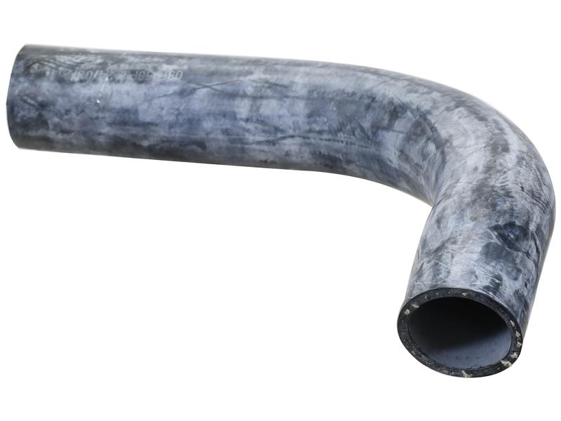 A weathered, curved metal pipe with a textured surface, reminiscent of Sparex quality, positioned against a white background. This is the Top Hose by Sparex (Part Number: S.155795) with an inner diameter of 50mm at both ends.