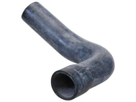 A curved metal pipe with an open end, likely used for plumbing or machinery, paired well with the Sparex Top Hose (Part Number: S.155803) which has a smaller inner diameter of 38mm and a larger inner diameter of 44mm.