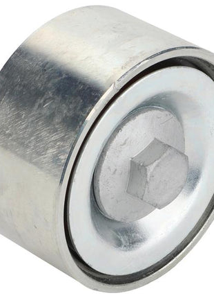 A cylindrical metal component featuring a hexagonal recess in the center, frequently utilized in mechanical or automotive applications, akin to those used in Smooth pulley systems, is the Sparex Water Pump Pulley (Sparex Part Number: S.155925).