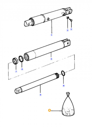 Massey Ferguson - Seals Kit - 1607006M91 - Farming Parts