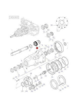 Massey Ferguson - Oil Seal - 1610188M1 - Farming Parts