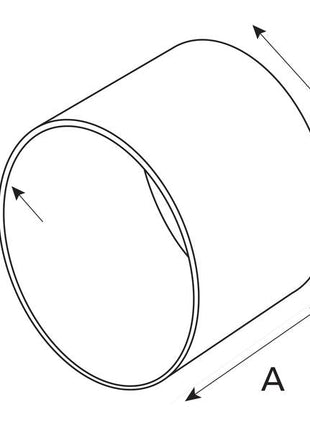 Diagram depicting a cylindrical Differential Bush (Sparex Part Number: S.161171) with three labeled dimensions: A (length), B (height), and C (diameter). The wall thickness is 3.95 mm.