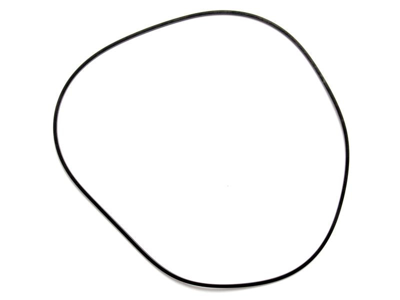 A black, irregularly shaped rubber O ring with a 70 Shore Hardness on a white background, identified by Sparex Part Number S.161215 and named O Ring 2.6 x 170mm.