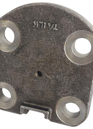 A metal engine mount bracket featuring four bolt holes and engraved with the text "TAI LK." This bracket is designed to metric specifications and is compatible with Sparex parts, specifically the King Pin series with Sparex Part Number S.161234.