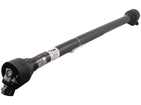 A Sparex PTO Shaft, measuring 1010mm in length with a 1 3/8'' x 6 spline quick-release fitting on both ends and featuring a shear bolt limiter, for efficiently transmitting torque and rotation. Sparex Part Number: S.162394.