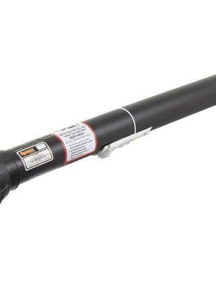 The Sparex PTO Shaft, with a length of 1010mm, measuring 1 3/8'' x 6 Spline Q.R. to 1 3/8'' x 6 Spline Overrunning Clutch (Clockwise), comes in black and features CV joints at both ends. It also includes a label for identification and is listed under Sparex Part Number S.162395.