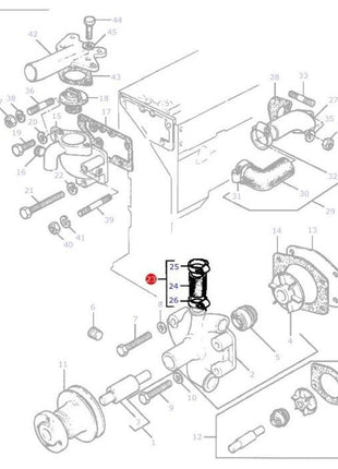 Massey Ferguson - Bypass Hose - 747936M91 - Farming Parts