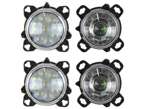 LED Head Light Kit, Interference: Class 3, RH & LH (LH Dip), 1320 / 4050 Lumens Raw, 10-30V - S.163752