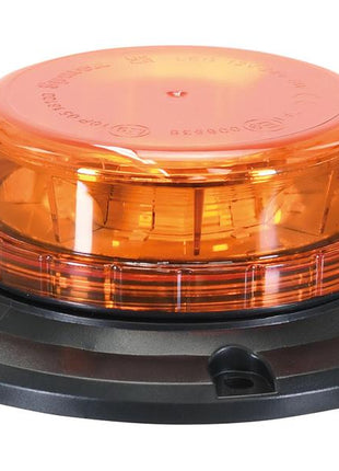 The LED Rotating Beacon (Amber) from Sparex, featuring a durable polycarbonate lens and a black mounting base, is an ultra-compact and highly effective Class 3 warning light operating at 12/24V, commonly used for safety and signaling purposes. Sparex Part Number: S.163872.