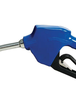 Sparex's FuelWorks AdBlue Stainless Steel Nozzle (Sparex Part Number: S.164442) features a curved stainless steel spout and a black trigger handle.