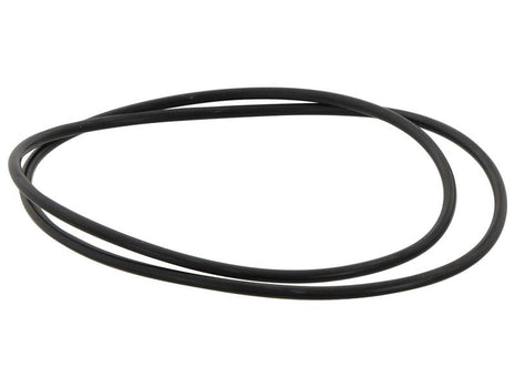 A black rubber Sparex O Ring 4 x 255mm 70 Shore (Sparex Part Number: S.165650), coiled into an oval shape against a white background.